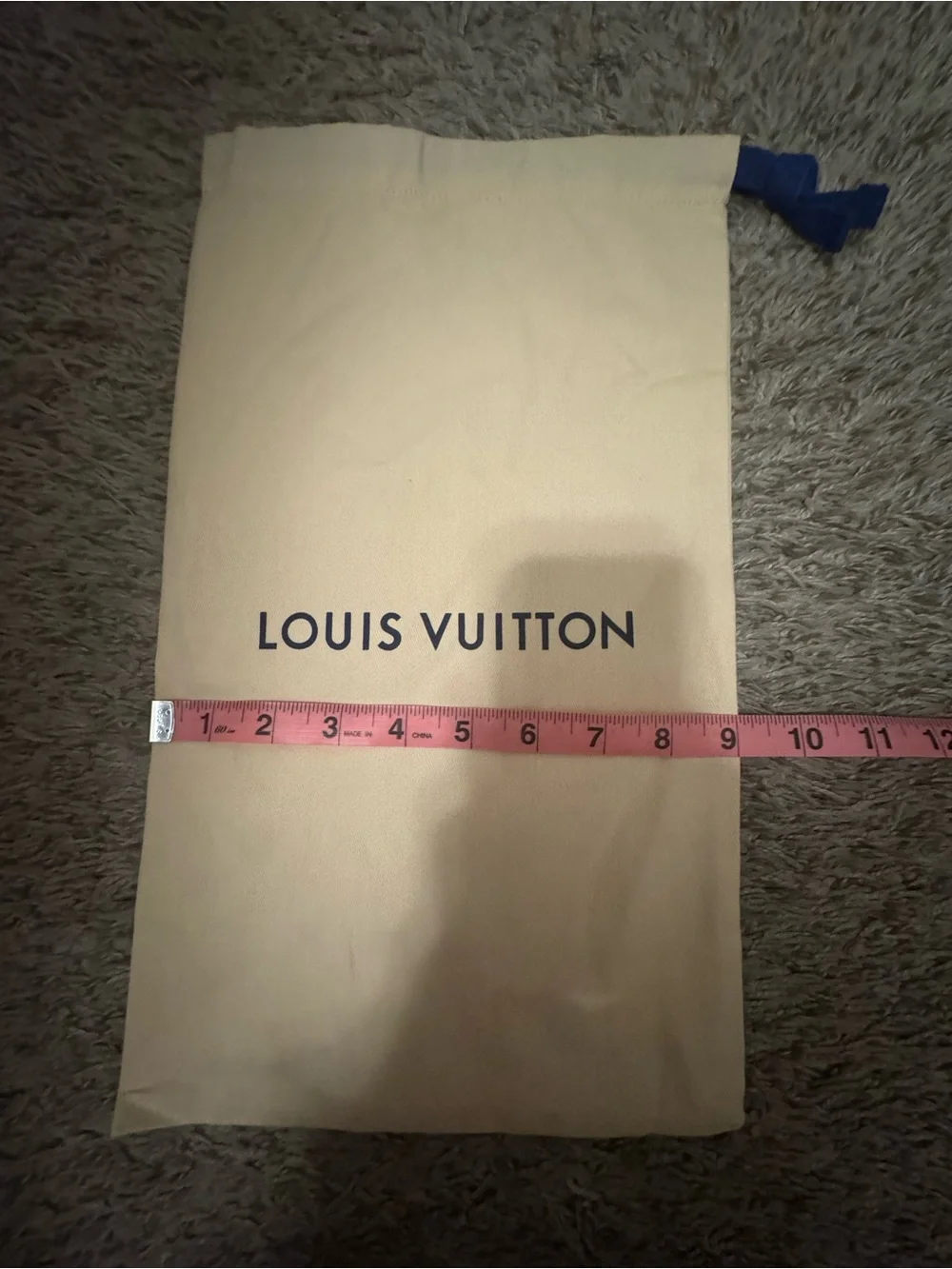 100% authentic Louis Vuitton dust bag